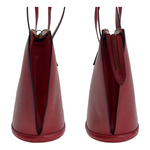LOUIS VUITTON Red Leather Shoulder Bag - Picture 8 of 10